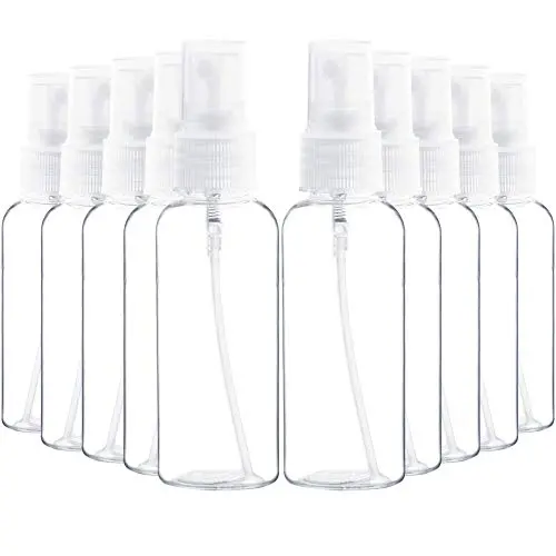 Youngever 20 Pack Plastic Spray Bottles, Refillable Plastic Spray Bottles with Lids, Clear Empty Fine Mist Plastic Mini Travel Bottles (2 Ounce) Youngever 20 Pack Plastic Spray Bottles, Refillable Plastic Spray Bottles with Lids, Clear Empty Fine Mist Plastic Mini Travel Bottles (2 Ounce)