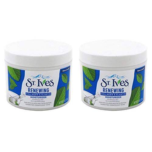 St Ives Moisturizer Renewing Collagen Elastin 10 Ounce Jar (295ml) (2 Pack)