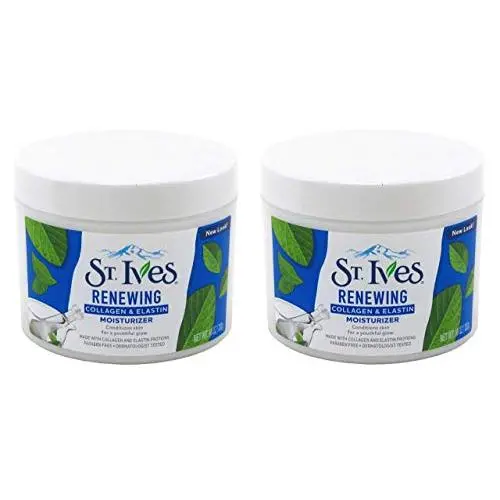 St Ives Moisturizer Renewing Collagen Elastin 10 Ounce Jar (295ml) (2 Pack) St Ives Moisturizer Renewing Collagen Elastin 10 Ounce Jar (295ml) (2 Pack)