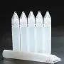 10 Stück Pen-förmige PE-Kunststoff-Tropferflasche, Flüssigkeitstropfer mit Kristallverschluss (15 ml)
