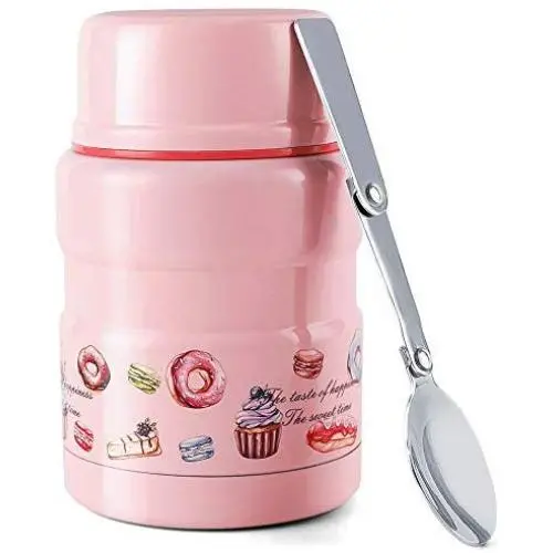 Vmotor Insulated Lunch Container Thermos Food Jar 17 oz Stainless Steel Vacuum Bento Lunch Box for Kids Adult with Spoon Leak Proof Hot Cold Food for School Office Picnic Travel Outdoors Vmotor Insulated Lunch Container Thermos Food Jar 17 oz Stainless Steel Vacuum Bento Lunch Box for Kids Adult with Spoon Leak Proof Hot Cold Food for School Office Picnic Travel Outdoors