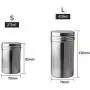 Edelstahl-Lebensmittelflasche mit Dichtung, Küchen-Lebensmittelbehälter für Tee, Zucker, Kaffee, Gewürze