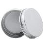 12PCS 30ML 1oz Silver Round Tin Containers With Tight Twist Screw Cap Aluminum Metal Cosmetic Case Jar Storage Travel Can For Lip Balm Nail Art Tea Powder Cream Candles Eye Shadow Crafts Jewelry