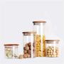 Glass Jar With Lid Cookie Jar Kitchen Jars And Lids Candy Jar For Spices Glass Container Y2 Bamboo lip