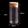 | Storage Bottles & Jars | 15ml/25ml/30ml/35ml/40ml/50ml/60ml Small Test Tube with Cork Stopper Bottles Jars Vials DIY Craft 24pieces | by HUDITOOLS | 1 PCs