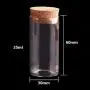| Storage Bottles & Jars | 15ml/25ml/30ml/35ml/40ml/50ml/60ml Small Test Tube with Cork Stopper Bottles Jars Vials DIY Craft 24pieces | by HUDITOOLS | 1 PCs