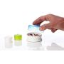 Humangear GoTubb, 3-Pack, Small (0.4oz), Clear/Green/Blue