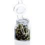 1/3/6/9/12 Pcs 3 Airtight Square Spice Glass Jar with Leak Proof Rubber Gasket and Hinged Lid for Home,3Pcs A Set