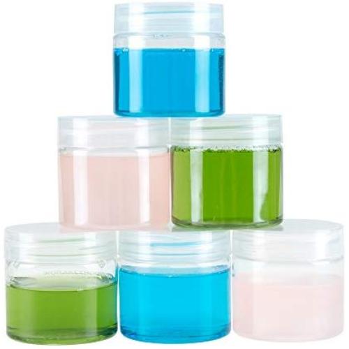 Stalwart 75-STO2000 Clear 2 Ounce Plastic Jar Containers, 2 oz