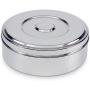 Zinel Spice Box/Masala Dabba with 7 Comparments and 2 Stainless Steel Lids, 20cm, 20 cm