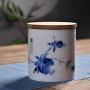 Mini Ceramic Tea Storage Containers Tea Tins Coffee Tins Food Storage Container for Tea, Coffee, Candy, Chocolate, Sugar, Spices (2)