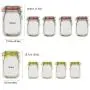 Sacs réutilisables en forme de bocal Mason vivaBKK, étanches, pour aliments, gâteaux, snacks, lot de 12. Sacs réutilisables en forme de bocal Mason vivaBKK, étanches, pour aliments, gâteaux, snacks, lot de 12.