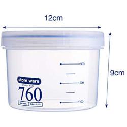 Kitchen Refrigerator Grain Storage Container Vacuum Transparent Plastic Milk Powder Nut Snack Coffee Bean Sealed Food Storage Box Food Dispensers