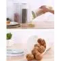 Bocal de Rangement en Plastique Multifonctionnel pour Pâtes, Snacks, Baguettes et Couverts (Vert, Gris, Bleu) – 28,8 x 10,3 cm Bocal de Rangement en Plastique Multifonctionnel pour Pâtes, Snacks, Baguettes et Couverts (Vert, Gris, Bleu) – 28,8 x 10,3 cm