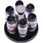 LQQGXLCondiment bottle, jar condiment storage box Spice jars, glass jars, flavoring jars, glass storage jars, food storage containers with lids