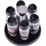 LQQGXLCondiment bottle, jar condiment storage box Spice jars, glass jars, flavoring jars, glass storage jars, food storage containers with lids
