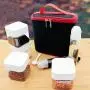 Spice-Jars Organizer Container Set Seasoning Box With Storage Bag Outdoor Camping Spice-Jars Organizer Container Set Seasoning Box With Storage Bag Outdoor Camping