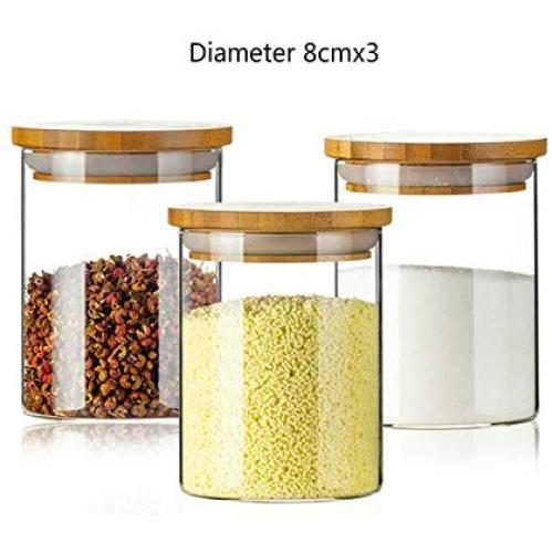 Sealed Glass Jars Transparent Cans With Lid Home Kitchen Storage Container Food And Grocery Receipt Organizer Spaghetti Bottles,Style 1