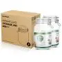 BESTONZON Airtight Glass Canister Set,2pcs Food Storage Jar Storage Container with Seal Clamp for Dry Food Kitchen Canning Cereal,Pasta,Sugar,Beans,Spice(1.5L) BESTONZON Airtight Glass Canister Set,2pcs Food Storage Jar Storage Container with Seal Clamp for Dry Food Kitchen Canning Cereal,Pasta,Sugar,Beans,Spice(1.5L)