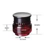 2PCS 50ml/1.7oz Upscale Empty Refillable Wine Red Glass Cream Jar Bottle with Screw Black Lid and Inner Pad Cosmetic Storage Container Dispenser Vial Holder Pot For Cream Ointments Lip Balm