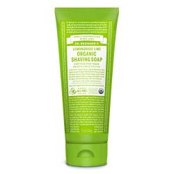 Dr. Bronners - Organic Shaving Soap (7 Ounce) - Certified Organic, Sugar and Shikakai Powder, Soothes and Moisturizes for Close Comfortable Shave, Use on Face, Underarms and Legs (Lemongrass)