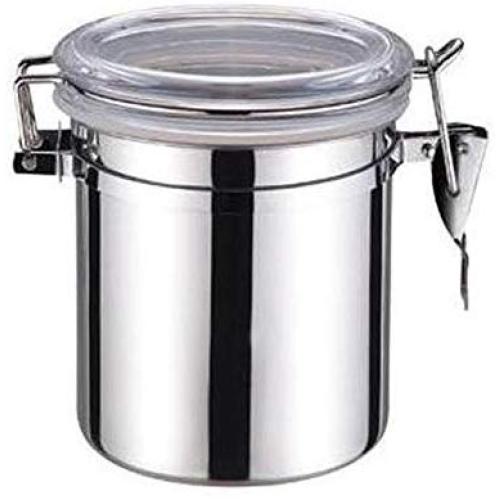 Bouteille d'inox mince et compacte pour grains de café, hermétique, rangement de cuisine, conserve les grains au sec (Couleur : Une couleur, Taille : 1012,5 cm) Bouteille d'inox mince et compacte pour grains de café, hermétique, rangement de cuisine, conserve les grains au sec (Couleur : Une couleur, Taille : 1012,5 cm)