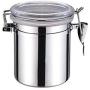 Bouteille d'inox mince et compacte pour grains de café, hermétique, rangement de cuisine, conserve les grains au sec (Couleur : Une couleur, Taille : 1012,5 cm) Bouteille d'inox mince et compacte pour grains de café, hermétique, rangement de cuisine, conserve les grains au sec (Couleur : Une couleur, Taille : 1012,5 cm)