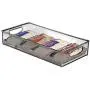 mDesign Plastic Stackable Kitchen Pantry Cabinet, Refrigerator or Freezer Food Storage Bin with Handles - Organizer for Fruit, Yogurt, Snacks, Pasta - BPA Free, 16" Long, 4 Pack - Smoke Gray mDesign Plastic Stackable Kitchen Pantry Cabinet, Refrigerator or Freezer Food Storage Bin with Handles - Organizer for Fruit, Yogurt, Snacks, Pasta - BPA Free, 16" Long, 4 Pack - Smoke Gray