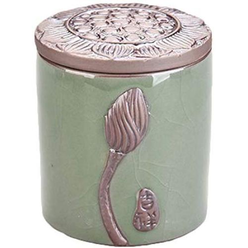 Goddness Bar Japanese-Style Storage Pots Tea Coffee Canisters Ceramic Jars(Style 13)