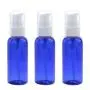 3PCS 50ml/1.7oz Empty Refillable Blue Plastic Pump Press Bottle Makeup Cosmetic Container Lotion Dispenser Bottle Jar Vial Holder Pot Travel Storage for Emulsion Essence Serum 3PCS 50ml/1.7oz Empty Refillable Blue Plastic Pump Press Bottle Makeup Cosmetic Container Lotion Dispenser Bottle Jar Vial Holder Pot Travel Storage for Emulsion Essence Serum