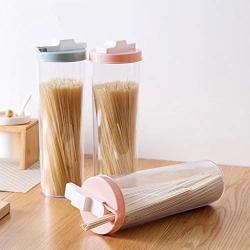 Kitchen Storage Box Food Storage Container - 4 Sets - Ps Material - Sealed Fresh Noodle Jar With Lid - Moisture Proof