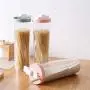 Kitchen Storage Box Food Storage Container - 4 Sets - Ps Material - Sealed Fresh Noodle Jar With Lid - Moisture Proof