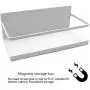 KOBWA Magnetic Storage Rack Wall Mounted Storage Organizer Shelf Spice Jar Rack for Home Kitchen Living Room Bathroom Absorption on Fridges and Metal Surfaces KOBWA Magnetic Storage Rack Wall Mounted Storage Organizer Shelf Spice Jar Rack for Home Kitchen Living Room Bathroom Absorption on Fridges and Metal Surfaces
