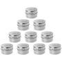 Cabilock 10 Pcs magnetic spice jar Stainless Steel Storage Containers Seasoning Holders Herb Storage Jars for Home Kitchen Bar