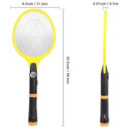 Bug Zapper, Mosquito Killer with Built-in AC Wall Plug, Electric Fly Swatter for Home Outdoor, LED Light, Safe to Touch with 3-Layer Safety Mesh