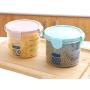 Practical Household Plastic Storage Jars Food Storage Bottle Safe Non-Toxic Leakproof Sealed Kitchen Storage Box