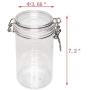 Fixture Displays Wire Clasp PET Jar 1000 ml Spice Jar Seal Paint Oil Storage Jar Container Lock 18615-1000ML-NF No