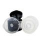 30PCS 15ml 0.51oz Empty Reusable Clear Plastic Sample Bottle With Black Flip Cap Travel Vial Jar Pot Container For Cosmetic Case Emollient Water Liquid Shower Gel Face Cream Emulsion Hand Lotion