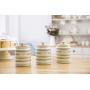 Kitchencraft Classic Collection Striped Ceramic Sugar Container, 800ml (28 Fl