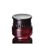 2er Set 50ml/1,7oz Rotwein Glasbehälter mit Schwarzdeckel und Innenfolie, Premium Reiseflaschen für Creme, Ätherische Öle, Lotion