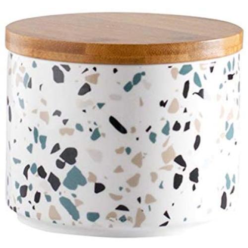 Food Storage Containers with Lids Airtight Bpa Free Large, Ceramic Pottery Cereal Containers Canister Cookie Jar for Kitchen Pantry Organization Candy Bulk, 1.35L/1.75L/750mL (Size : 750mL)