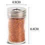 Glass Spice Storage Bottle Shaker Seasoning Jars Bbq Cooking Herbs Container Organizer Kitchen Gadgets Accessories Supplies,Transparent Box