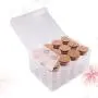 Healifty 12er Set Glasbehälter mit Dichtung Korkstopfen, Klar, zur Aufbewahrung von Süßigkeiten, Tee, Kaffee, Gewürzen, Salz