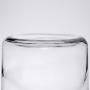 Glass Cookie Jar or Candy Jar or Penny Jar with Glass Lid, 1 Gallon Old Fashioned Clear Round Storage Container