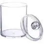 Boîte Organisateur en Acrylique 17cm x 6,8cm - Conteneur Rond pour Rangement, Maquillage, Cotons, Boîte de Nettoyage à l'Écran, Boîte de Cotons, Lingettes. Boîte Organisateur en Acrylique 17cm x 6,8cm - Conteneur Rond pour Rangement, Maquillage, Cotons, Boîte de Nettoyage à l'Écran, Boîte de Cotons, Lingettes.