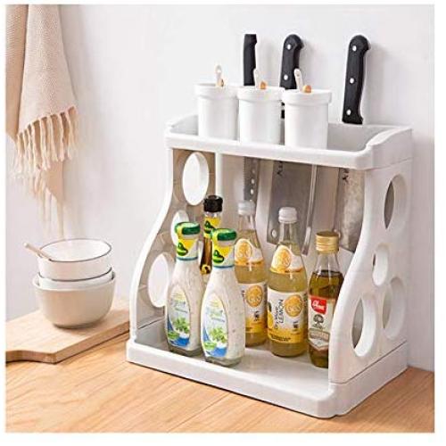 YLKCU Multipurpose Kitchen Countertop Organizer Holder Rack, Spice Racks, Knife Holder, Kitchen Storage, Bathroom Storage, Bottle Jars Rack Holder