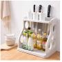 YLKCU Multipurpose Kitchen Countertop Organizer Holder Rack, Spice Racks, Knife Holder, Kitchen Storage, Bathroom Storage, Bottle Jars Rack Holder