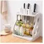 Organisateur Multifonctionnel pour Comptoir de Cuisine, Rangement pour Épices, Support à Couteaux, Rangement de Cuisine, Rangement de Salle de Bain, Support à Bouteilles. Organisateur Multifonctionnel pour Comptoir de Cuisine, Rangement pour Épices, Support à Couteaux, Rangement de Cuisine, Rangement de Salle de Bain, Support à Bouteilles.