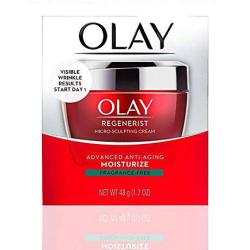 OLAY Regenerist Micro-Sculpting Cream, FRAGRANCE FREE, Moisturizer 1.7 oz (48 g) - MicroSculpting Micro Sculpting
