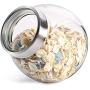 WANGLX ST Storage Bottles Food Storage Jar Magnetic Suction Spoon Timing Durable Stainless Steel Moisture Container Proof Keeping Food Dry Fresh